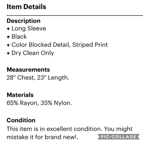 Worth New York Ribbed 2 Tone Knit Sweater - Picture 3 of 3